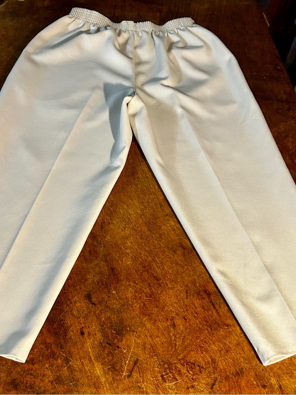 Briggs New York 12 Petite Cream/Tan Women’s  Pants Elastic Waist,good condition